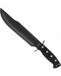 Haller Bowie Outdoormesser schwarz